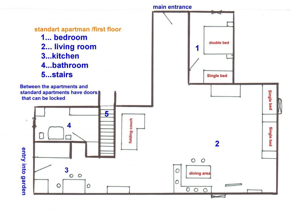 Apartman75 Tisnov Rum bild